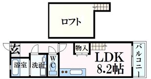 江波駅 徒歩6分 2階の物件間取画像